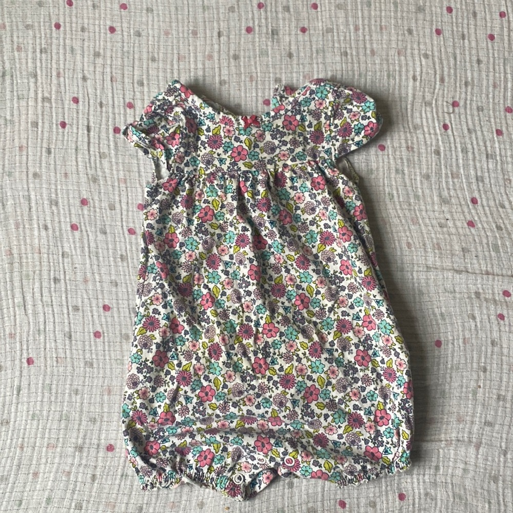 Floral baby jumper